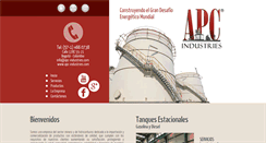 Desktop Screenshot of apc-industries.com